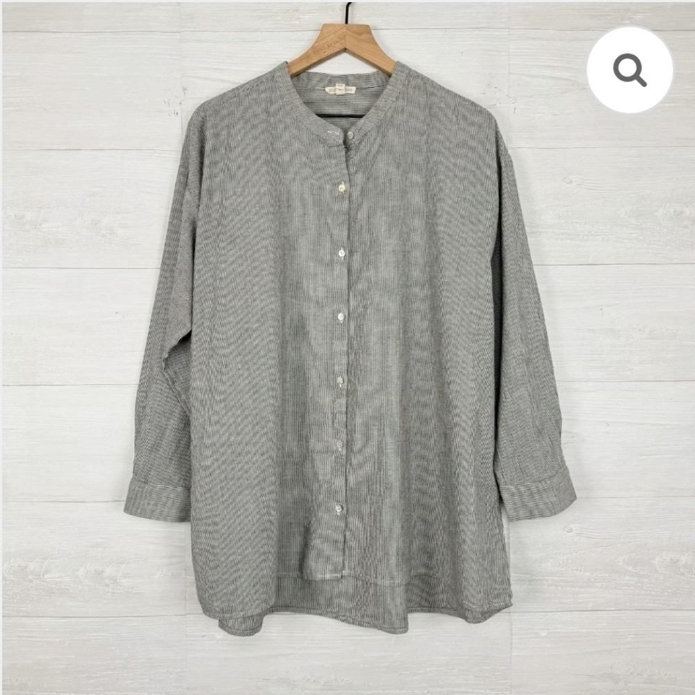 Eileen Fisher 100% organic cotton shirt. Size‎ S/P